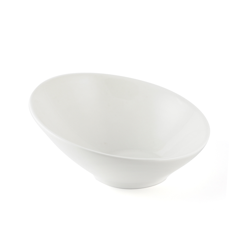 Porceletta Ivory Porcelain Slide Bowl - Al Makaan Store