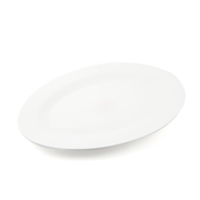 Porceletta Ivory Porcelain Oval Serving Plate - Al Makaan Store