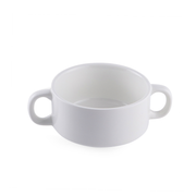 Porceletta Ivory Porcelain Soup Cup with Handles 200 ml - Al Makaan Store