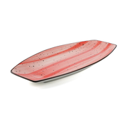 Porceletta Color Glaze Porcelain Boat Plate - Al Makaan Store