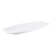 Porceletta Ivory Porcelain Boat Rectangular Plate - Al Makaan Store