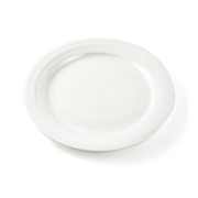 Porceletta Ivory Porcelain Plate Castillo Design - Al Makaan Store