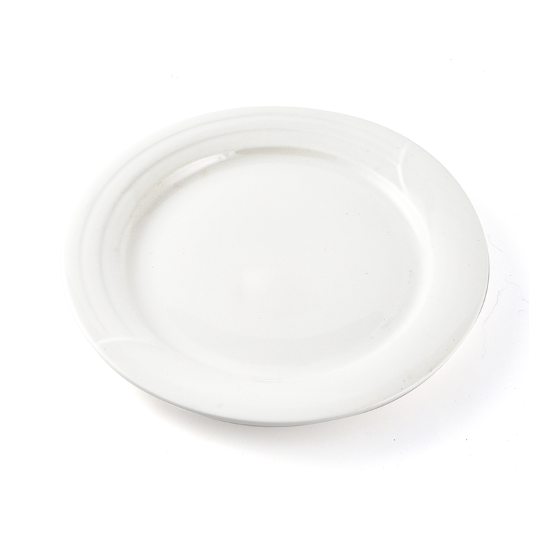Porceletta Ivory Porcelain Plate Castillo Design - Al Makaan Store