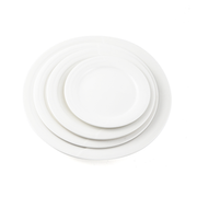 Porceletta Ivory Porcelain Plate Castillo Design - Al Makaan Store