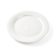 Porceletta Ivory Porcelain Plate Castillo Design - Al Makaan Store