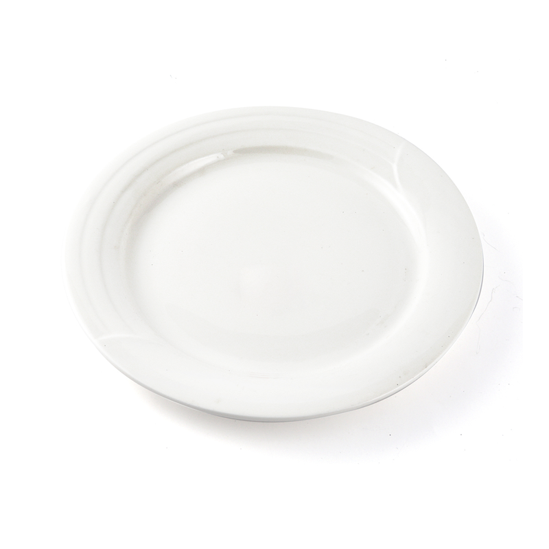 Porceletta Ivory Porcelain Plate Castillo Design - Al Makaan Store