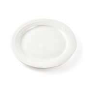 Porceletta Ivory Porcelain Plate Castillo Design - Al Makaan Store