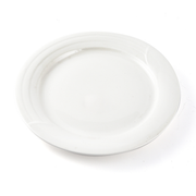 Porceletta Ivory Porcelain Plate Castillo Design - Al Makaan Store