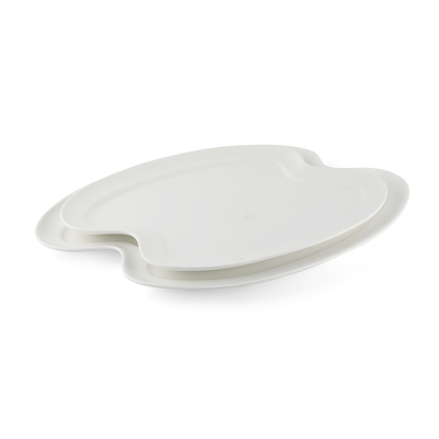 Porceletta Ivory Porcelain Mixed Grill Plate - Al Makaan Store