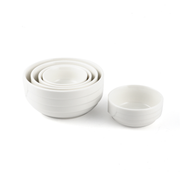 Porceletta Ivory Porcelain Bowl Castillo Design - Al Makaan Store