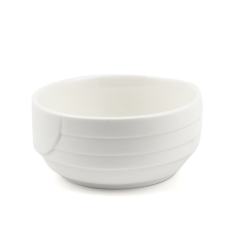 Porceletta Ivory Porcelain Bowl Castillo Design - Al Makaan Store