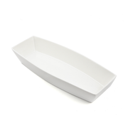 Porceletta Ivory Porcelain Rectangular Deep Bowl Meena Design - Al Makaan Store