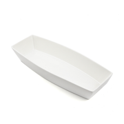 Porceletta Ivory Porcelain Rectangular Deep Bowl Meena Design - Al Makaan Store