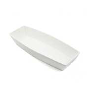 Porceletta Ivory Porcelain Rectangular Deep Bowl Meena Design - Al Makaan Store