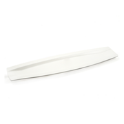 Porceletta Ivory Porcelain Rectangular Flat Plate Meena Design - Al Makaan Store