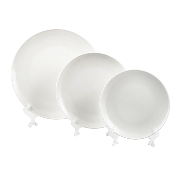 Porceletta Ivory 17.4cm Rimmed Think Plate - Al Makaan Store