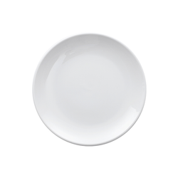 Porceletta Ivory Porcelain Rimmed Thick Plate - Al Makaan Store