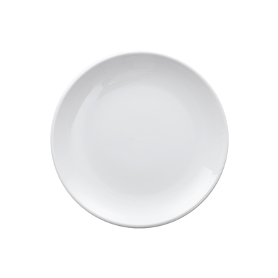 Porceletta Ivory Porcelain Rimmed Thick Plate - Al Makaan Store