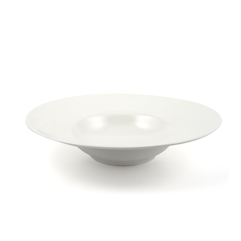 Porceletta Ivory Porcelain English Soup Plate - Al Makaan Store