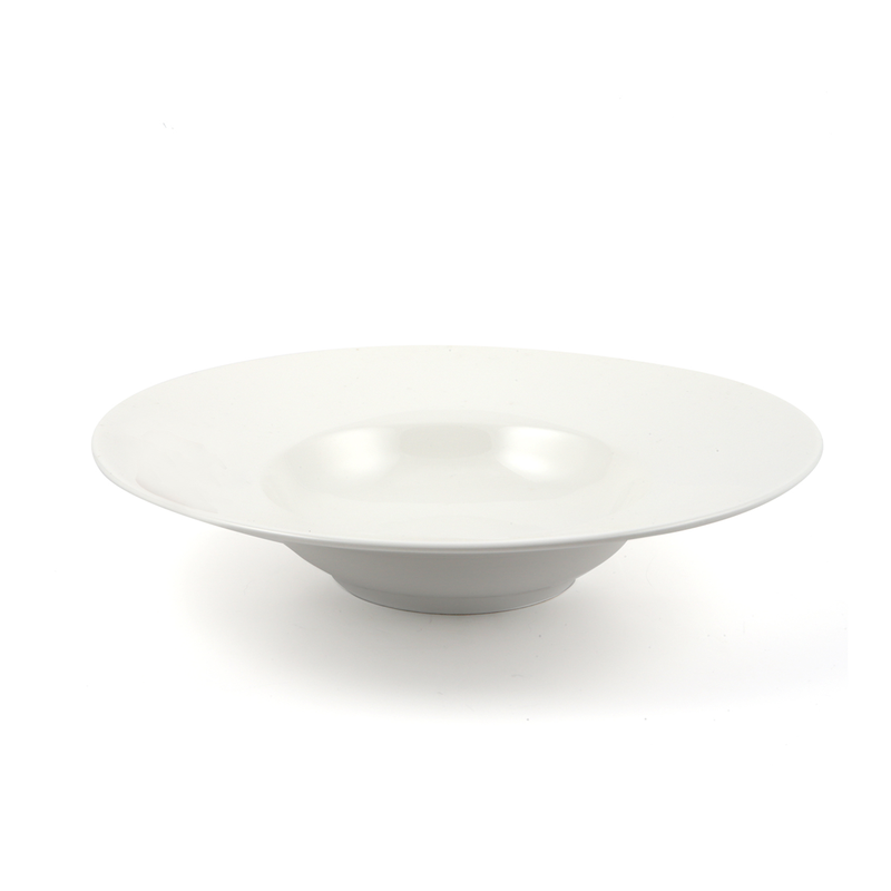 Porceletta Ivory Porcelain English Soup Plate - Al Makaan Store