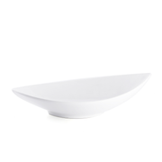 Porceletta Ivory Porcelain Boat Bowl - Al Makaan Store