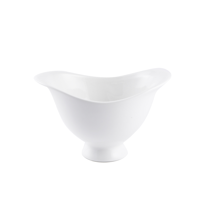 Porceletta Ivory Porcelain Arrow Soup Bowl - Al Makaan Store