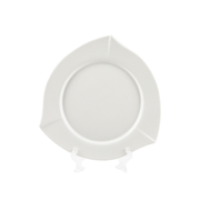Porceletta Ivory Porcelain Triangle Plate - Al Makaan Store