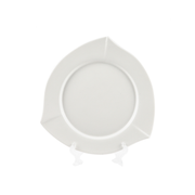 Porceletta Ivory Porcelain Triangle Plate - Al Makaan Store