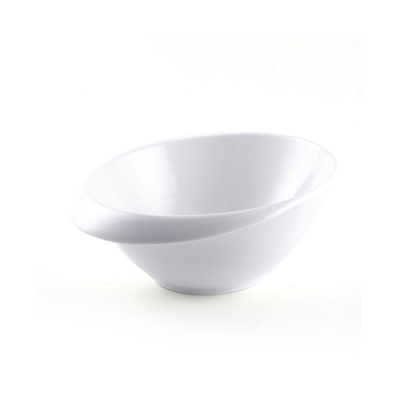 Porceletta Ivory Porcelain Shallow Bowl - Al Makaan Store