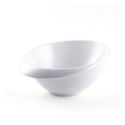 Porceletta Ivory Porcelain Shallow Bowl - Al Makaan Store