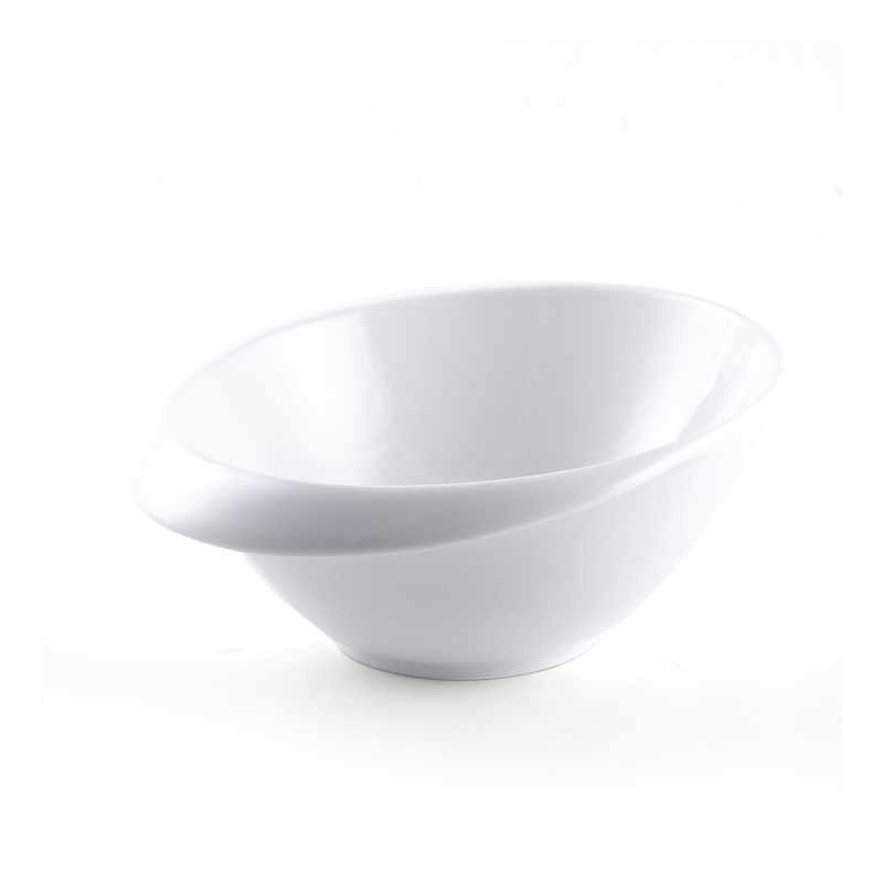 Porceletta Ivory Porcelain Shallow Bowl - Al Makaan Store