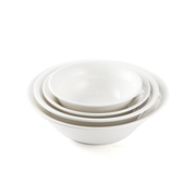 Porceletta Ivory Porcelain Rimmed Salad Bowl - Al Makaan Store