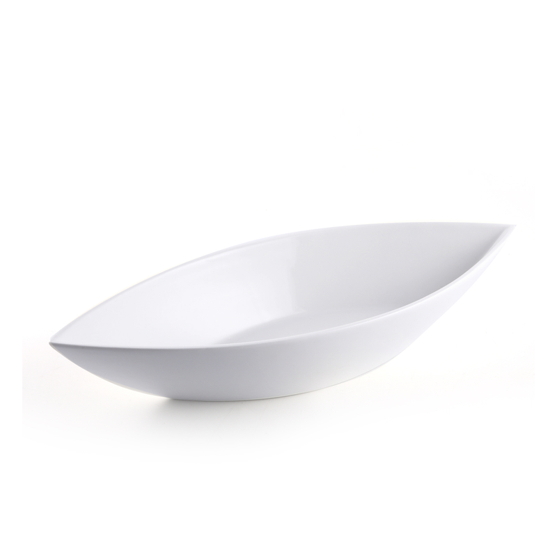 Porceletta Ivory Porcelain Leaf Bowl - Al Makaan Store