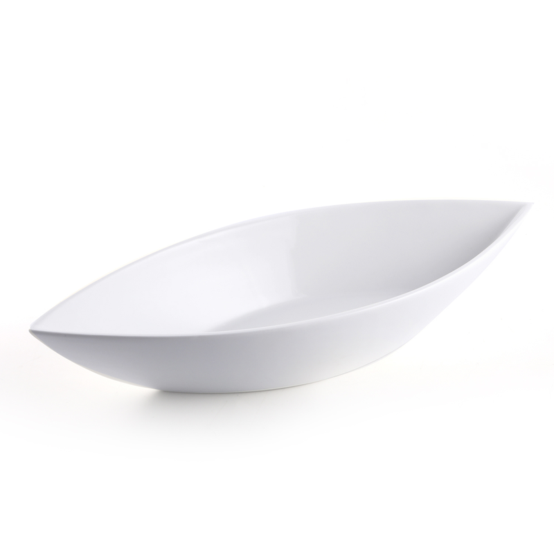 Porceletta Ivory Porcelain Leaf Bowl - Al Makaan Store
