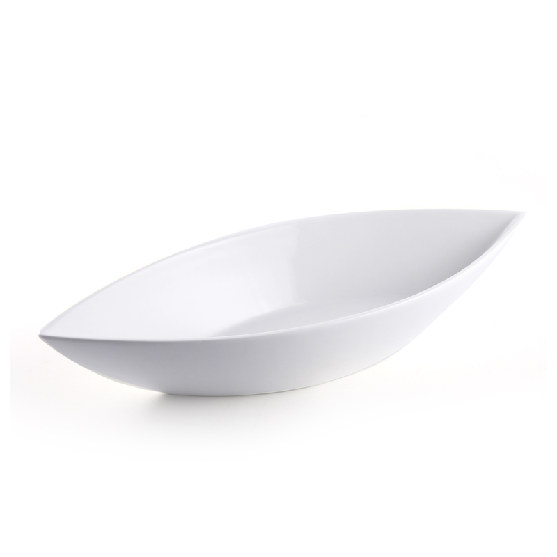 Porceletta Ivory Porcelain Leaf Bowl - Al Makaan Store