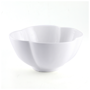 Porceletta Ivory Porcelain Flower Deep Bowl - Al Makaan Store