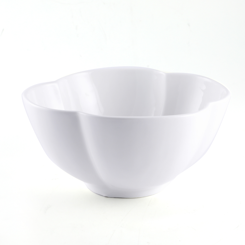 Porceletta Ivory Porcelain Flower Deep Bowl - Al Makaan Store