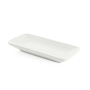 Porceletta Ivory Porcelain Rectangular Dish 5.5" - Al Makaan Store