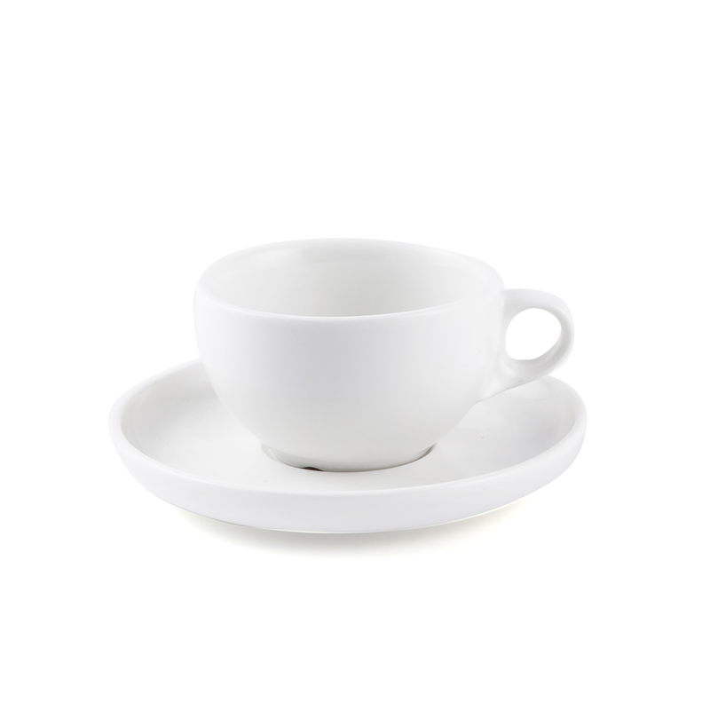 Porceletta Ivory Porcelain Coffee Cup & Saucer - Al Makaan Store