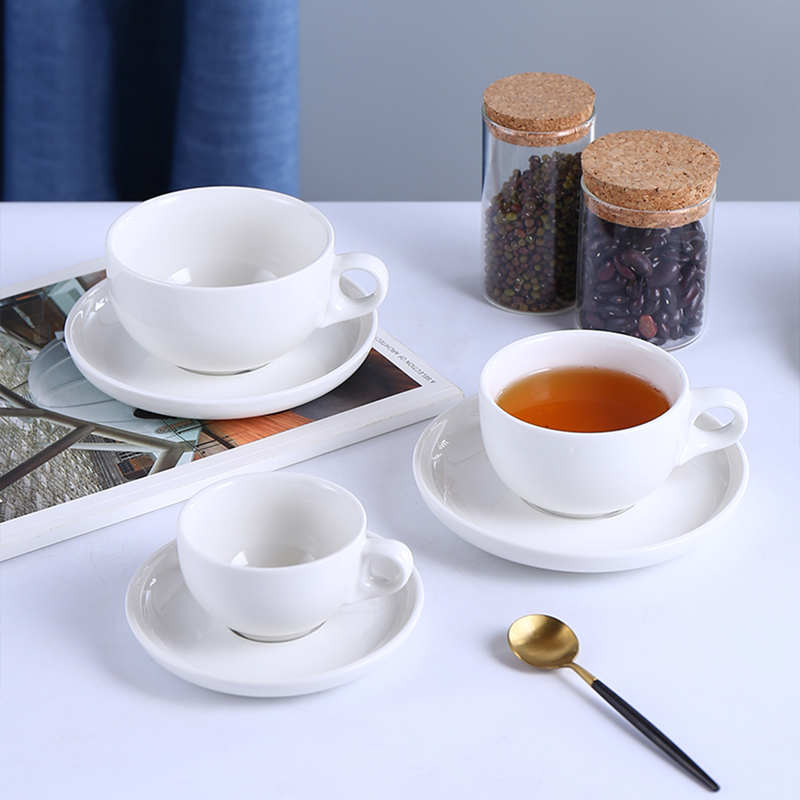 Porceletta Ivory Porcelain Coffee Cup & Saucer - Al Makaan Store