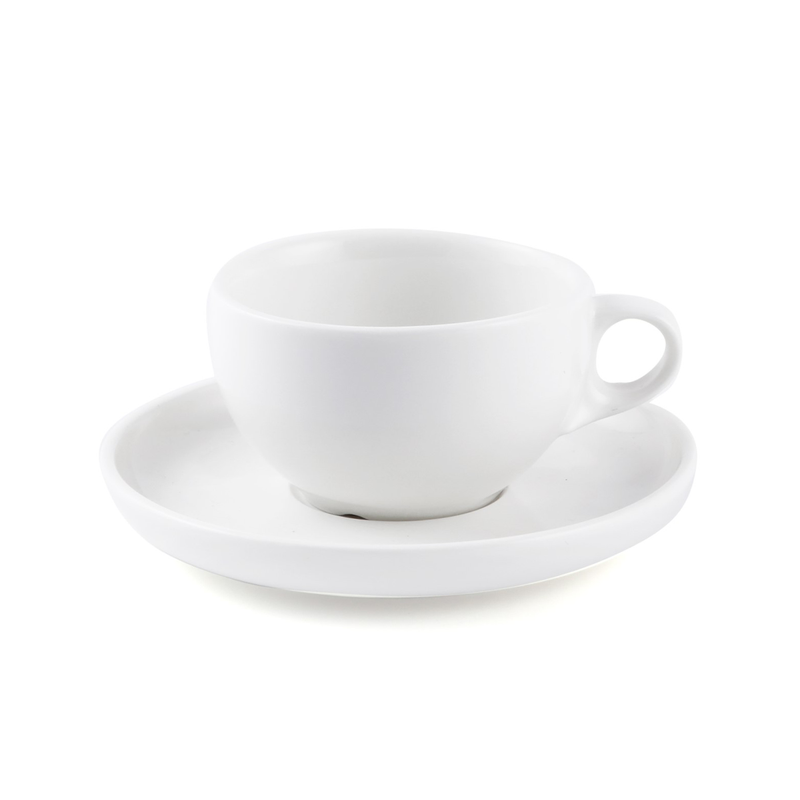 Porceletta Ivory Porcelain Coffee Cup & Saucer - Al Makaan Store