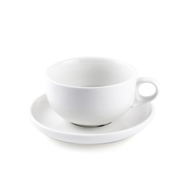 Porceletta Ivory Porcelain Coffee Cup & Saucer - Al Makaan Store