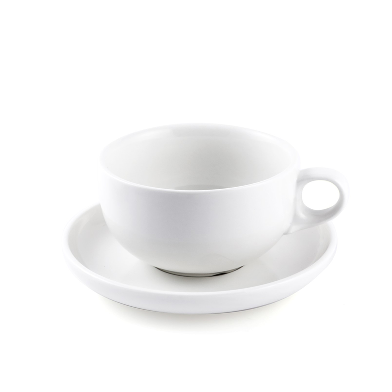 Porceletta Ivory Porcelain Coffee Cup & Saucer - Al Makaan Store