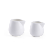 Porceletta Ivory Porcelain Creamer without Handle - Al Makaan Store