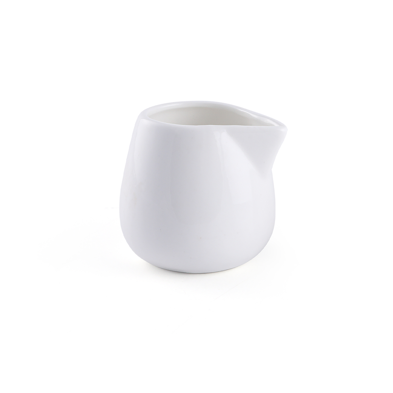 Porceletta Ivory Porcelain Creamer without Handle - Al Makaan Store