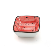 Porceletta Color Glaze Porcelain Square Dish 7 cm - Al Makaan Store