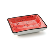 Porceletta Color Glaze Porcelain Rectangular Dish 3.5" - Al Makaan Store