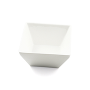Porceletta Ivory Porcelain Thin Square Bowl 4" - Al Makaan Store