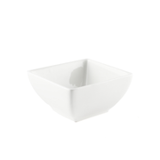 Porceletta Ivory Porcelain Square Soup Bowl - Al Makaan Store