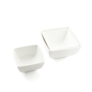 Porceletta Ivory Porcelain Square Soup Bowl - Al Makaan Store